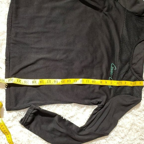 Black long sleeve top "Cruzin Chicks" Sz - Picture 4 of 5